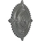 Ekena Millwork Haylynn Ceiling Medallion (Fits Canopies up to 1 1/4"), 29 1/8"OD x 1 1/4"ID x 4"P, Silver CM29HYSLS - alternate 4